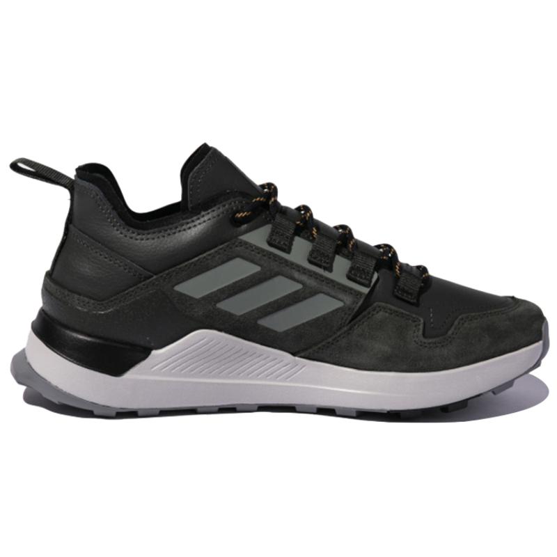 Adidas Terrex Hikster Leather Shoes 'Black Green' Sneakers FX4663