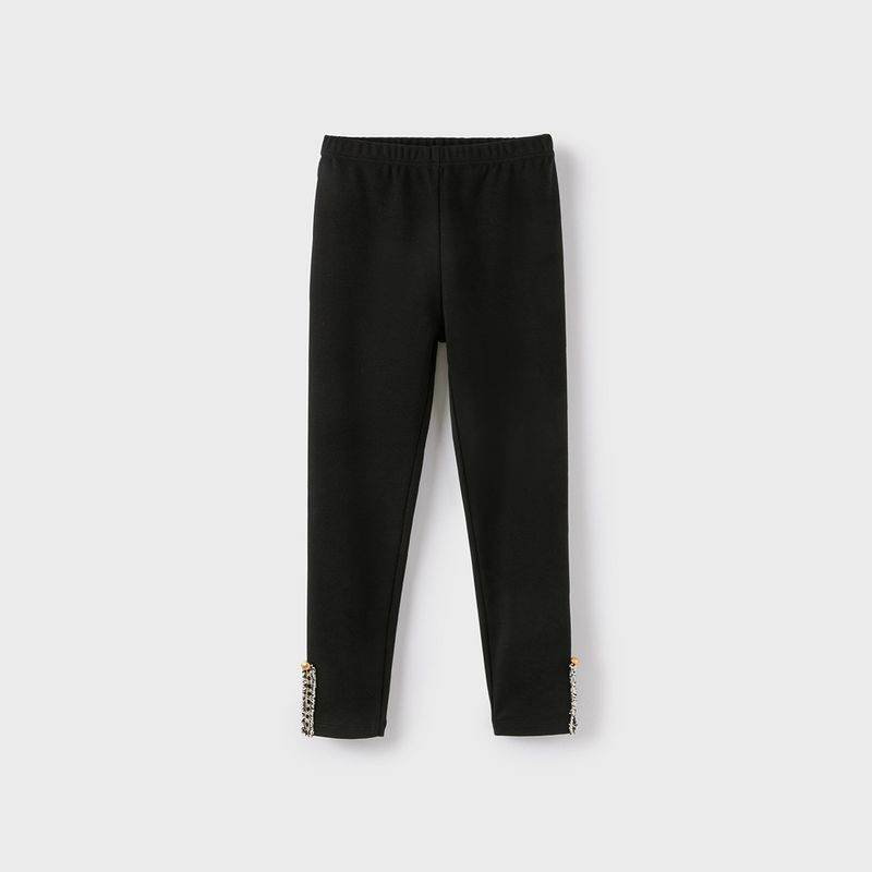 David Bella Girls  Leggings Children s Tight Pants Spring New Style Girls  Knit Pants Spring Children s Long Pants Black [Ready Stock] 150