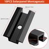 Pack of 20 Solars Panel Mounting Clamps Set Brackets With Screws Accessory for Balconies Power Stations Roof Camping