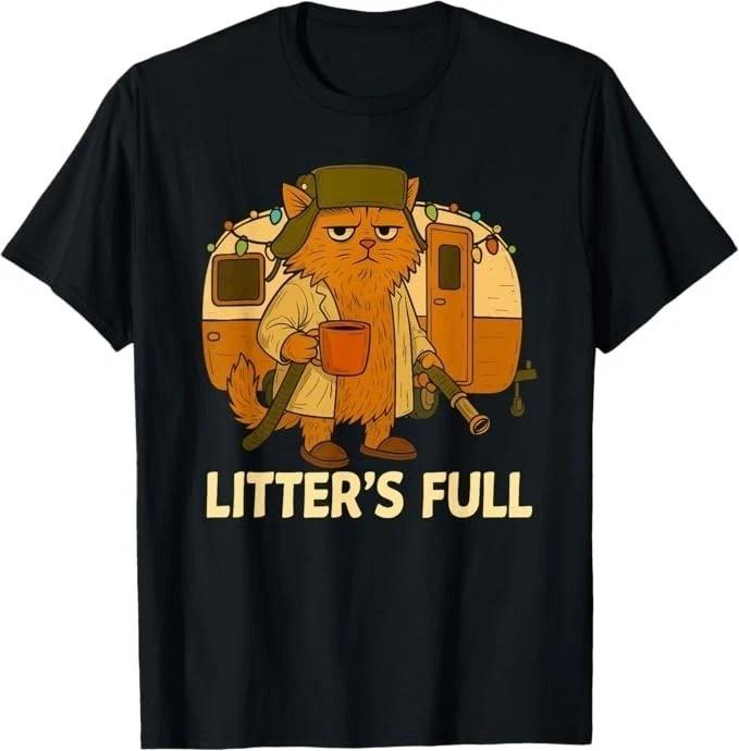 Litter’s Full Cat Parody Shirt Litter’s Full T-Shirt S-5XL Q11123 Unisex T-Shirt XXXL