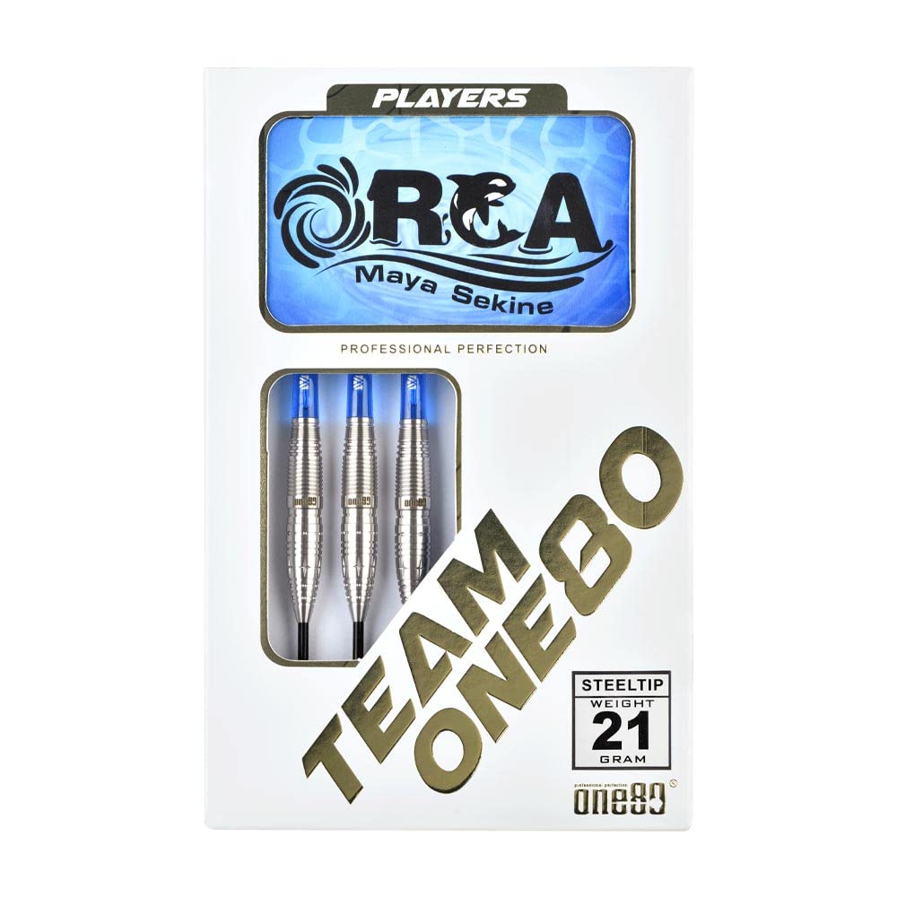 One80 ORCA Plain STEEL 21g Darts Set Sekine (Maya Model)