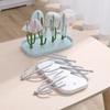 Baby Cactus Milk Bottle Drying Rack Multifunctional Infant Milk Bottle Water Cup Drain Rack Removable Milk Bottle Rack 2025