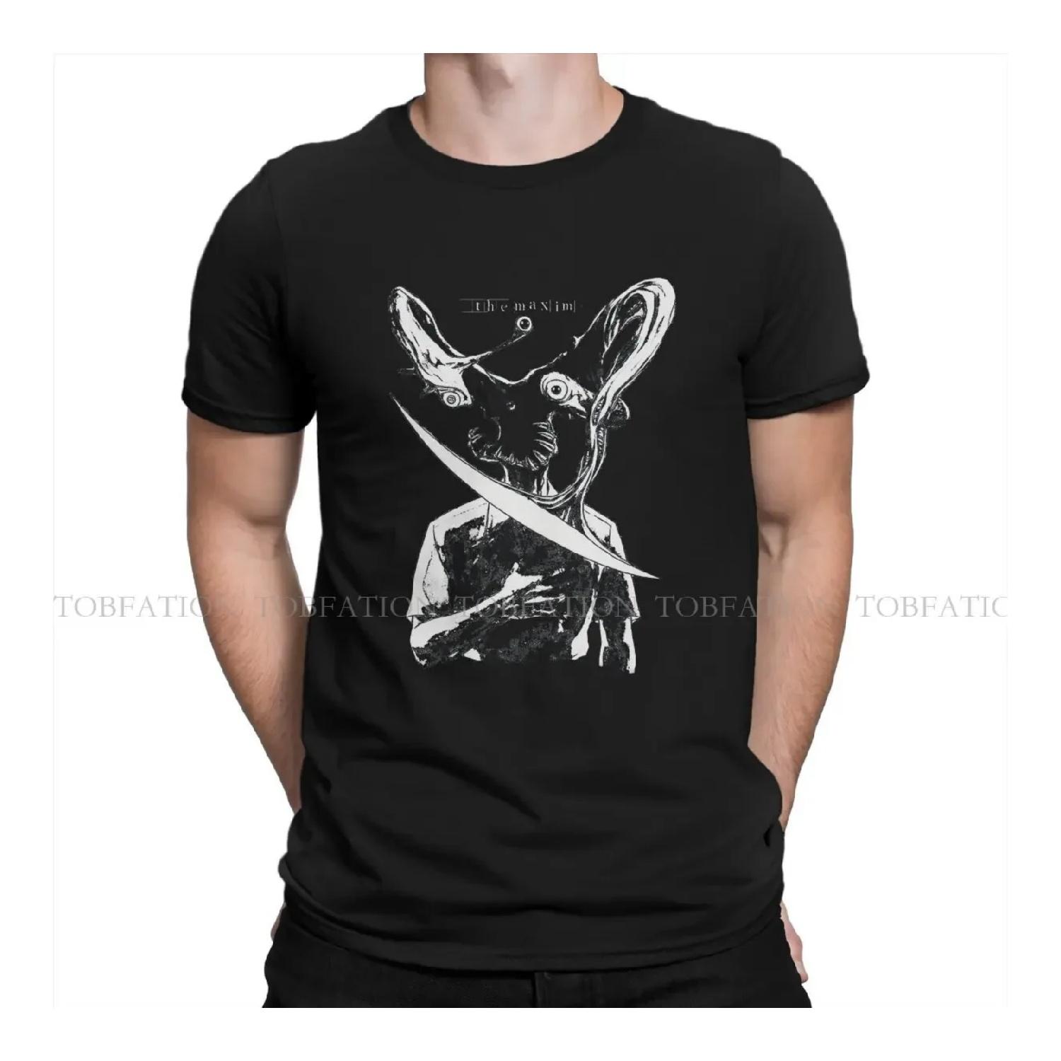 MAXIlMM Graphic TShirt Parasyte Anime Style Tops Leisure T Shirt Male Tee S чёрный