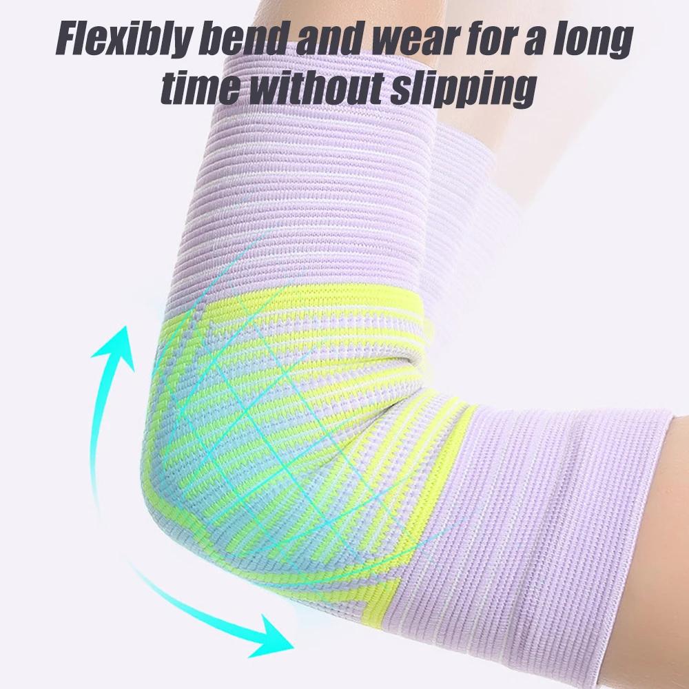 1Pc New Elbow Brace Compression Sleeve, Arm Support Sleeves Forearm Braces For Golfers Elbow Treatment, Workout, Weight Lifting