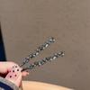 2Pcs Cute And Sweet Women'S Bangs Side Clip Super Fairy Rhinestone Butterfly Hairpins Korean Style Hair Clip Headdress