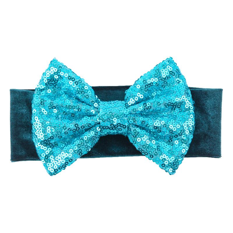 Baby Soft 5" Hair Bow Headband Kids Girls Velvet Headwrap Turband Toddler Photo Pro DIY Hair Accessories