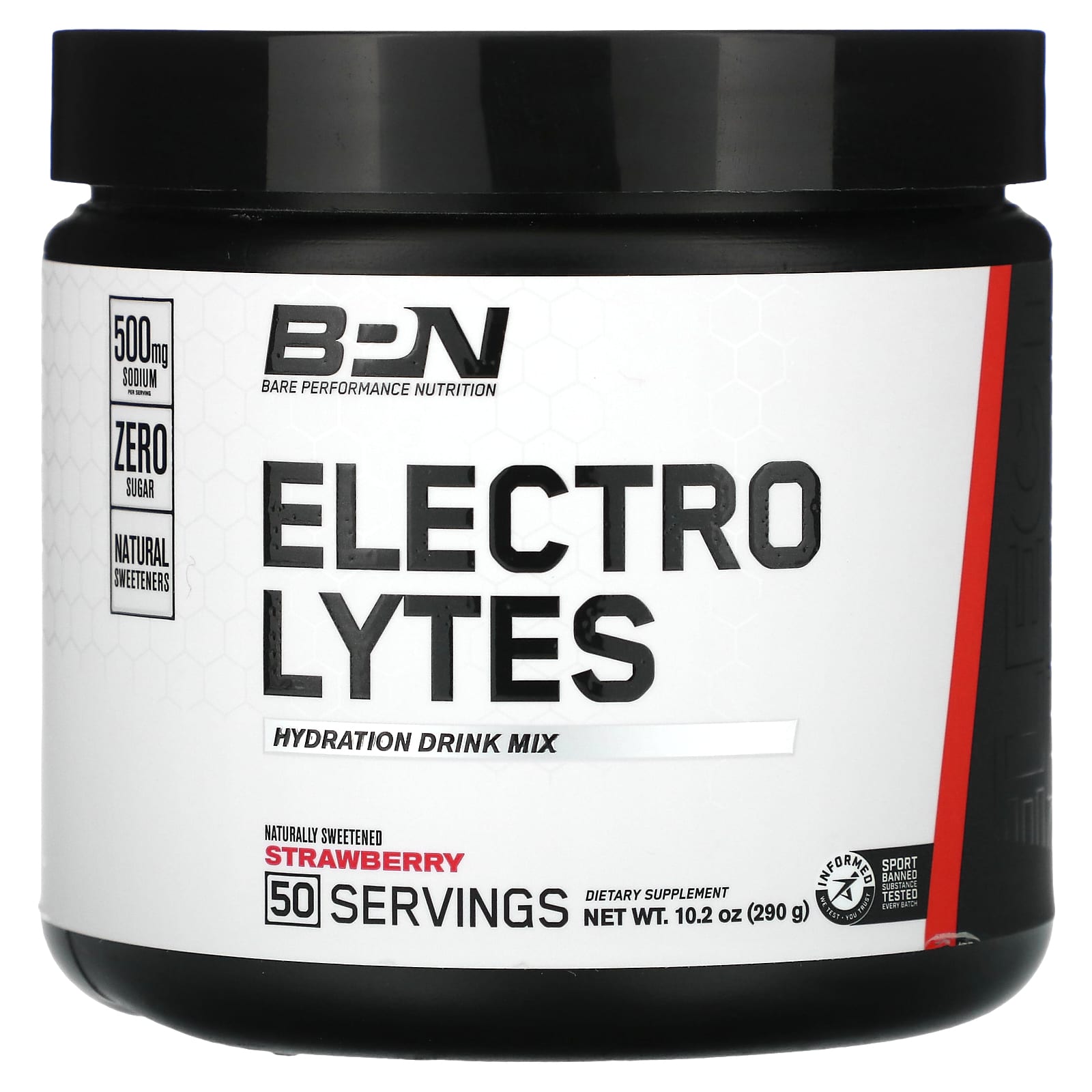 

BPN, Electrolytes, Rehydration Drink Mix, Strawberry Flavor, 10.2 oz (290 g)