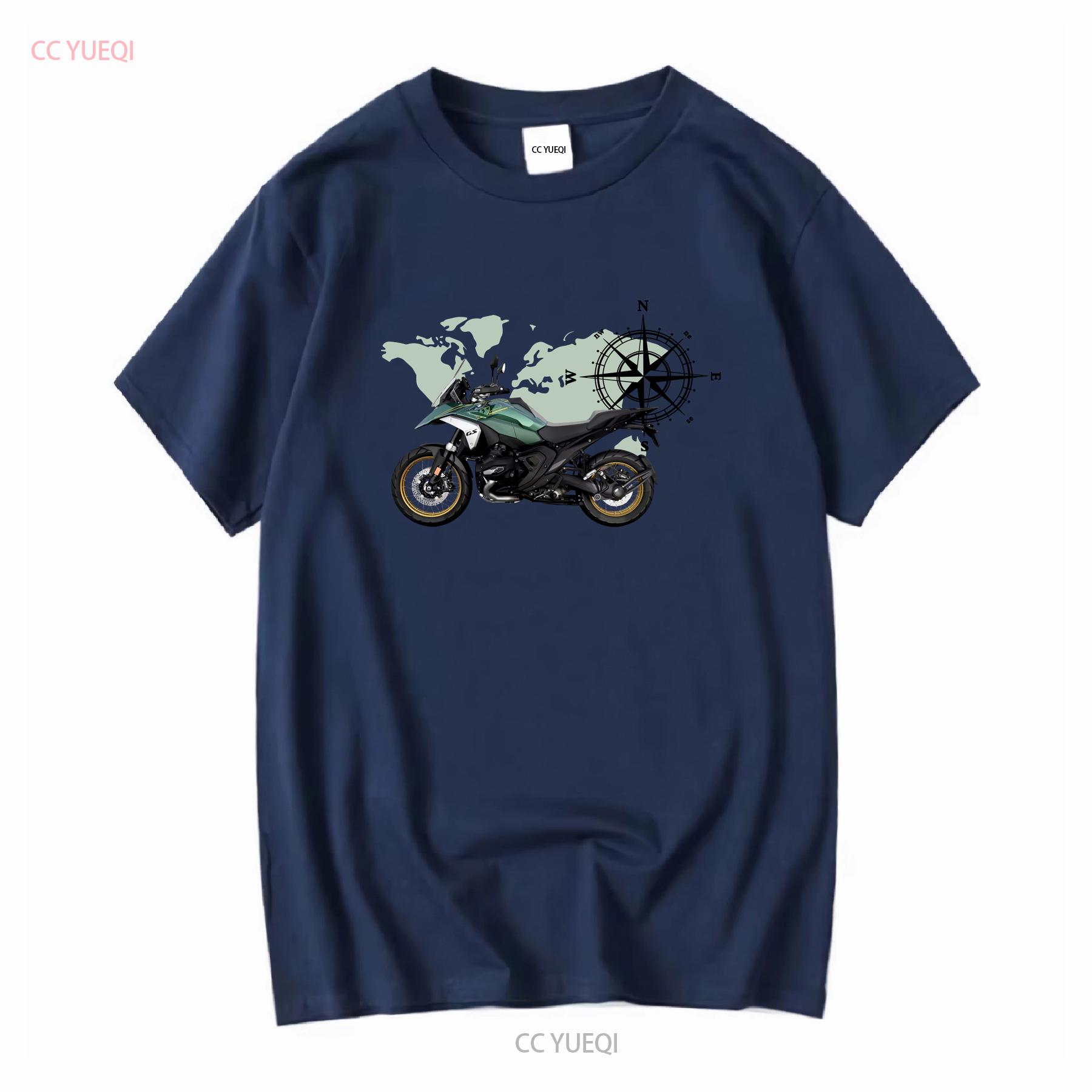

For R 1300 GS fans Motorcycle T shirt 1300GS Biker long or short sleeves vintage Washed Versatile Top For Everyday Wear graphic 2XL