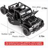 1:Model auta Wrangler v měřítku 32, stahovací autíčko ze zinkové slitiny se zvukem a světlem pro děti, chlapec, dívka