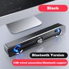 Kabelové USB Výkonný počítačový reproduktorový panel Stereo subwoofer Basový reproduktor Prostorový ozvučovací box LED Pro PC Laptop Telefon Tablet MP3 Bluetooth reproduktor