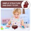 Music Box Accessories Heart Shaped Case Heart-shaped Wooden Party Gift Desktop Decor Man