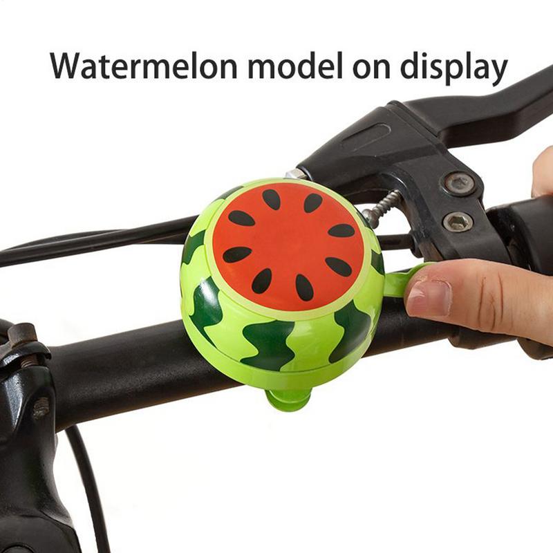 Fruit Bike Bells Watermelon Printing Cute Bicycles Bells For Handlebar Lovely Beach Cruiser Biking Reminder Ringtone Adults