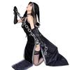 Halloween costume sexy witch costume dark European and American babes slim robe nightclub cosplay costume