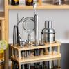 Stainless Steel Mixer Set Cocktail Shaker Pot Shaker Glass Mixer Kit