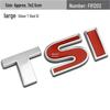 Tiguan, CC, Lavida, Golf, Sagitar, Magotan, Passat TSI Car Metal Tail Emblem Modification