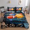 Football Duvet Cover Set 3D Sports Football Bedding Set Pillowcase For Boys Teens Double Queen King Size Polyester Qulit Cover