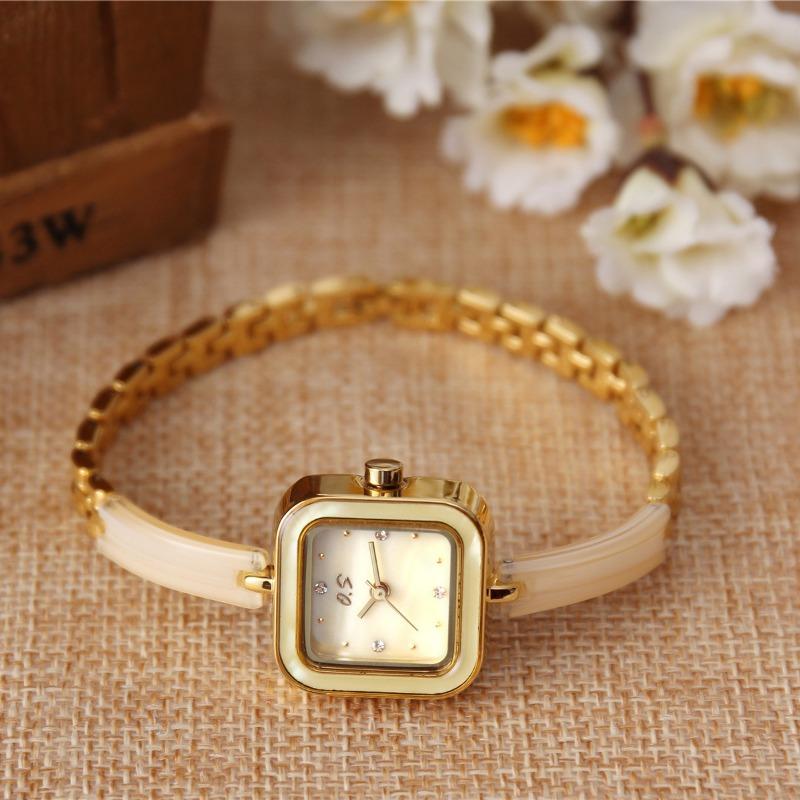Top Brand Fashion Simple Women's Watch Square Quartz Gift Diamond Waterproof Student Women's Watch