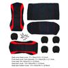 Front/Rear Car Seat Cushion Fabric Car Seat Cushion Cover Four Season Universal Auto Seat Protector Polyester Automobile Parts