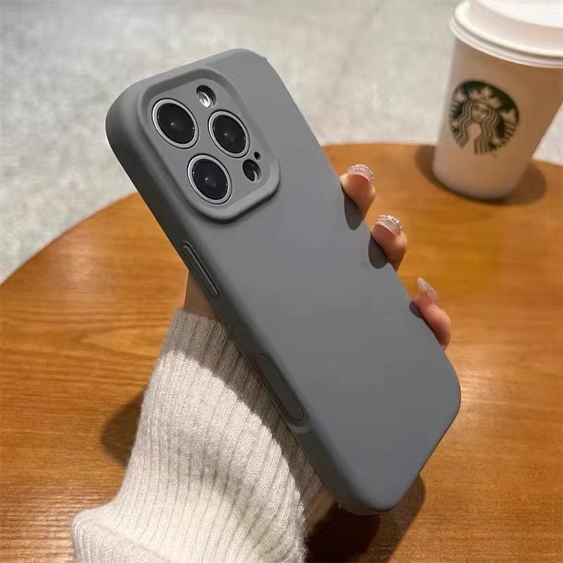Integrated AI Camera Buttons Are Advanced and Suitable for IPhone 16 Mobile Phone Case Liquid Silicone Apple 16pro Soft Case