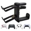 Clamp-on PC Gaming Headphone Stand Rotating Arm Headphones Hanger Controller Storage Rack  Table