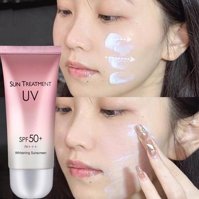 1PC 60ml Wasserdichte Gesichts Körper Sonnenschutz Whitening Sonnencreme Sonnencreme Haut Schutzcreme Anti Sonne Gesichtsschutzcreme SPF50 +