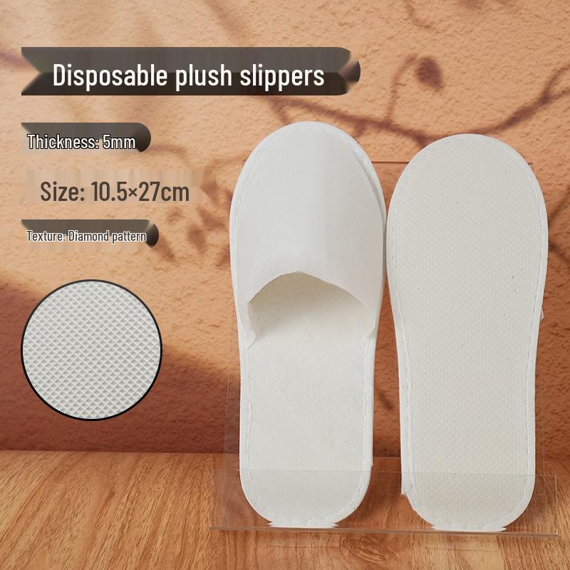 Jingyu Утолщенные Нескользящие Одноразовые Гостиничные Тапочки