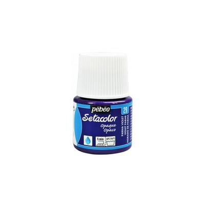 Fabric Paint - PéBéo - Setacolor Opaque - Parma Violet - 45 Ml - Very Covering