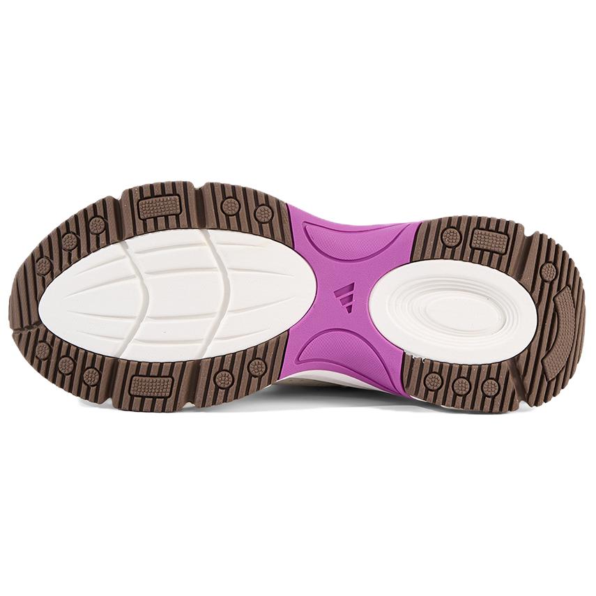 Adidas Fc Classic Fabric Synthetic Leather Comfortable Versatile Shock Absorption Non-Slip Low-Top Casual Shoes Women Casual Shoes White Purple JP7732