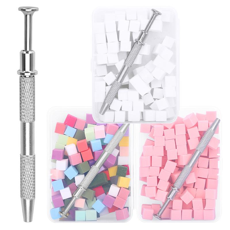 Mini Nail Salon Gradient Sponge & Clip Set