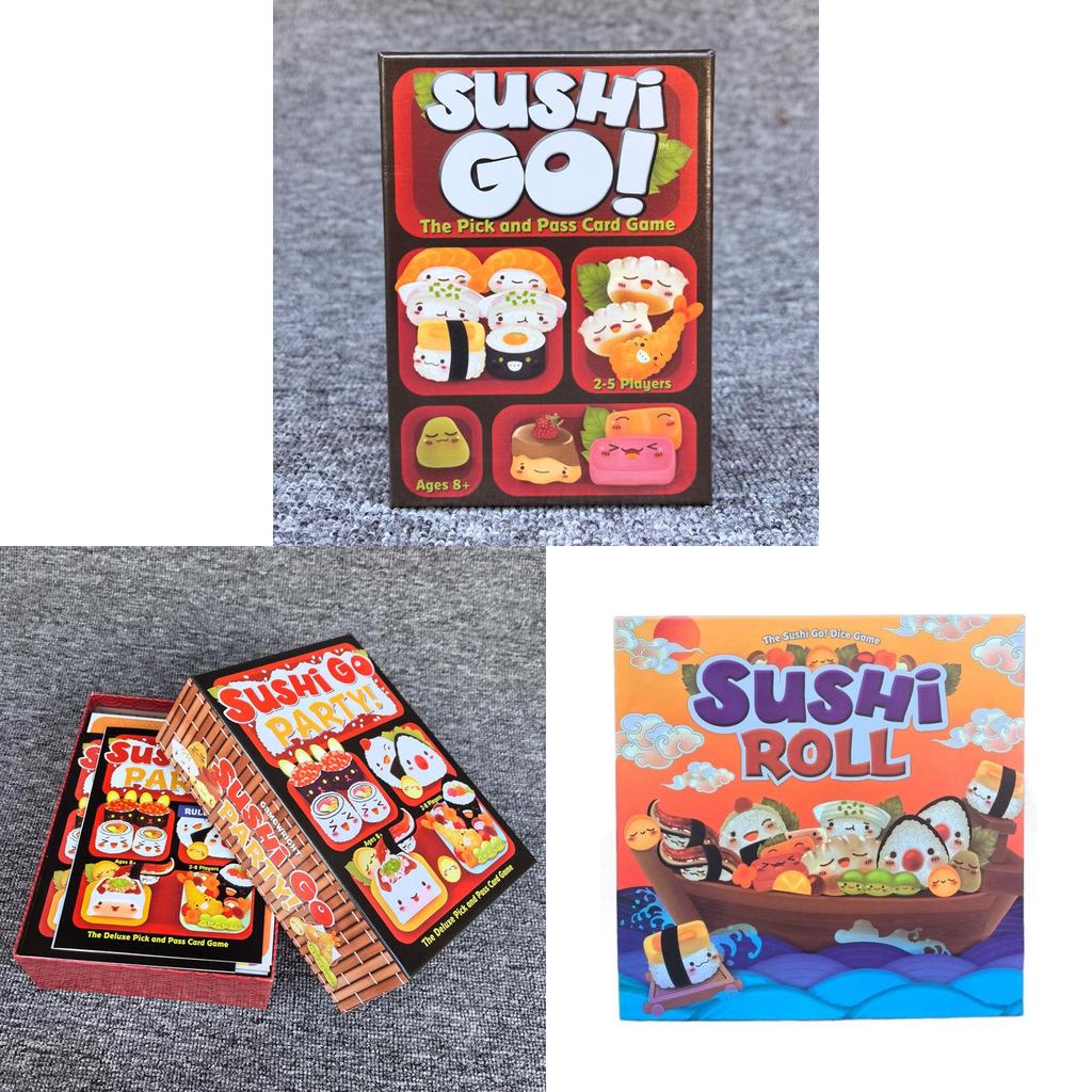 Sushi Go Party Tabletop Card Game With Diecut Packaging For Kids And Party Fun
