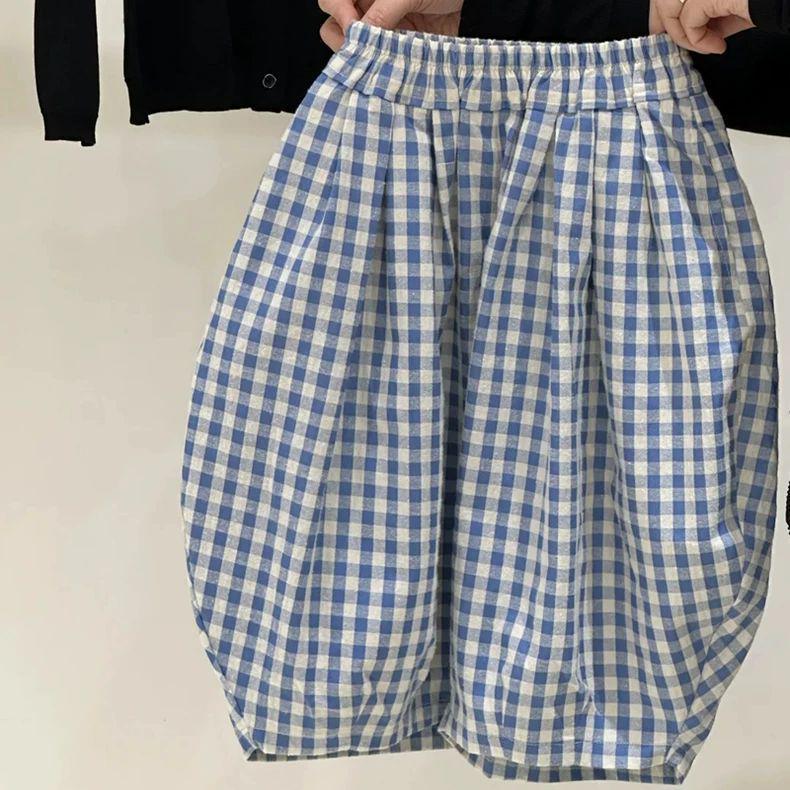 

Korean Kids Plaid Mosquito-Proof Lantern Pants for Spring – Fashionable Pants for Boys and Girls. Custom Order 1000 Pieces