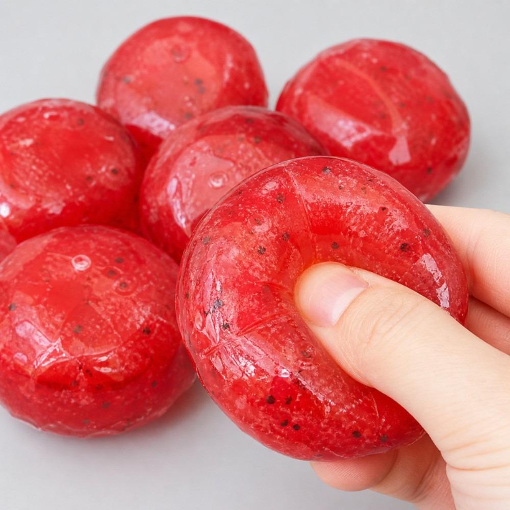 

Shapeable Relief Toy Soft Pinch Le Toy Creative Watermelon Slushy Squishy Toy For Kids Adults червоний