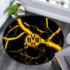 Borussia Dortmund2,Runder Teppich,Teppich für Wohnzimmer Schlafzimmer Sofa Spielzimmer Dekor,Rutschfeste Bodenmatte
