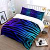 Zebra Pattern Gradient Bedding Set Bedding Set (1 Duvet Cover, 2 Pillowcases, Duvet Not Included)