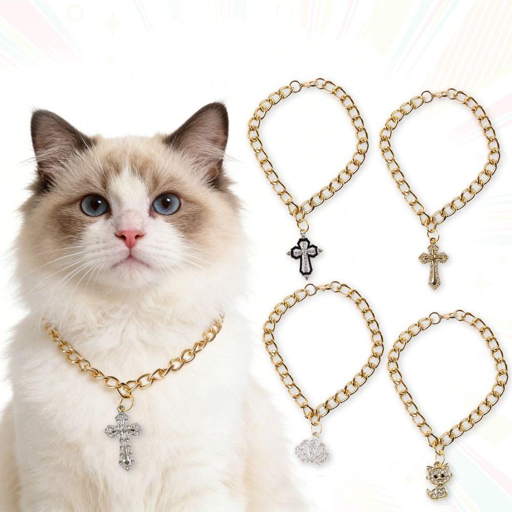 Medium Pet Necklace Adjustable Puppy Collar Cute Cat Neck Wear  Small Puppy