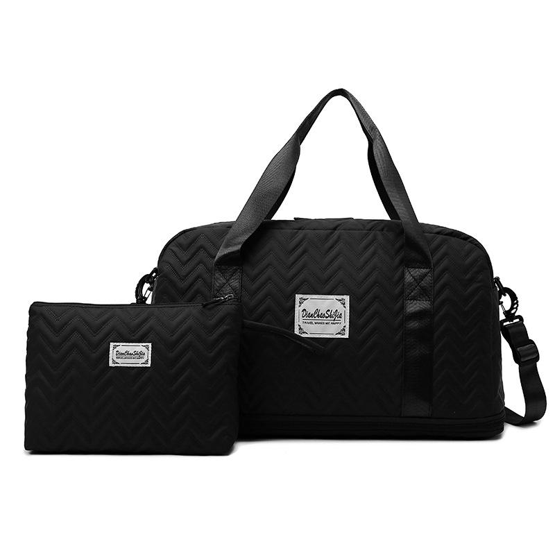 

mother and child bag, two-piece set, special for short-distance business travel aircraft, maternity storage, duffel bag, shoulder bag. чорний