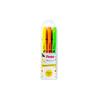 Pentel - SLW11-GE/FE/KE - Illumina Flex SLW11 Pack of 3 Double-Ended Highlighters, Yellow, Orange and Green