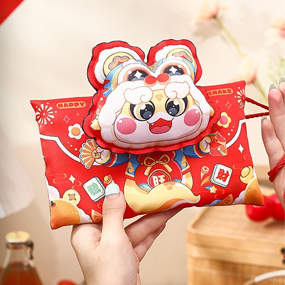 Traditional 2025 Snake Year Red Envelopes Blessing Red Packet  Spring Festival Supplies