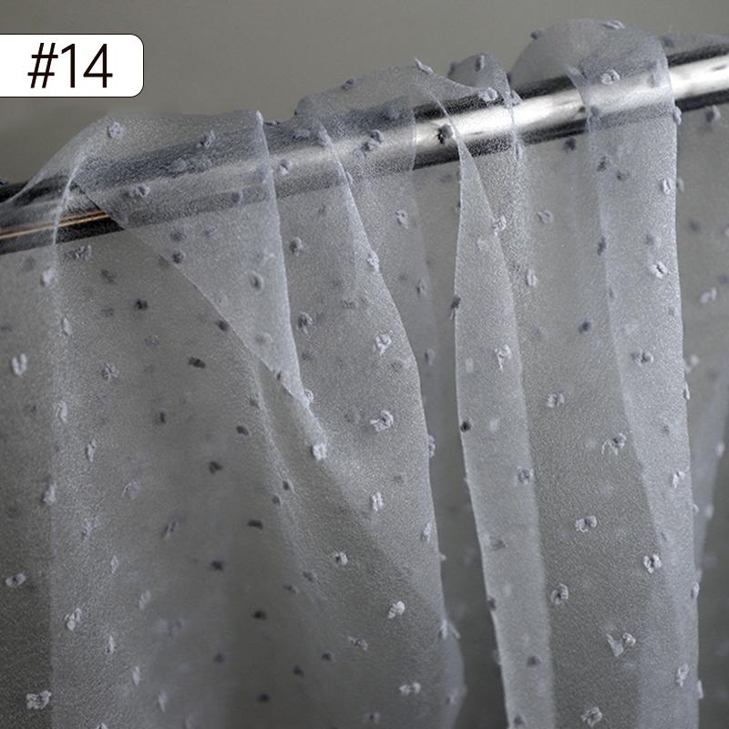 Seersucker Lace Fabric Black Polka Dot Tulle Fabric for Wedding Dress Bridal Veil Tutu Dress Baby Girls Puffy Clothing Sewing