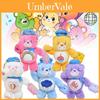 Adorable Plush Care Bears Heart Bear Keychain Soft Toy For Backpack Decoration