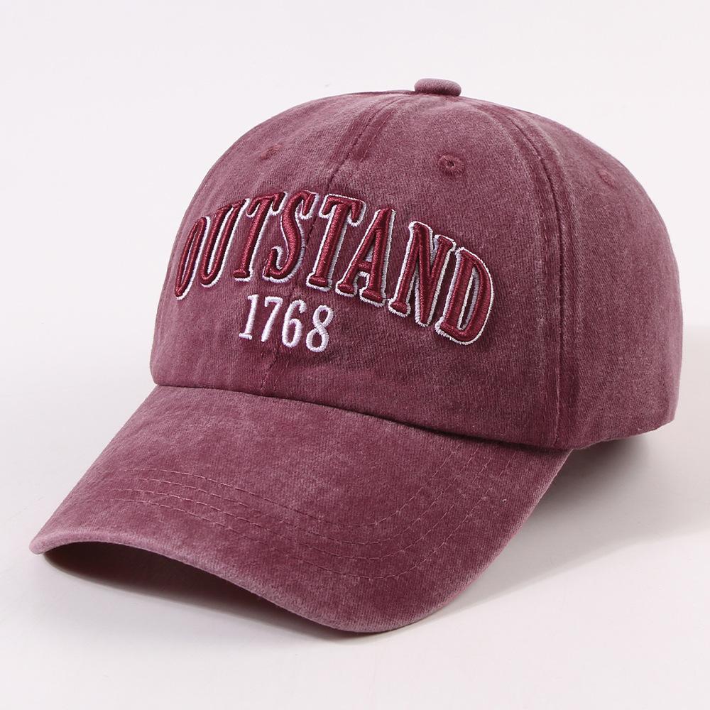 Washed Denim Old Baseball Hat Men's Retro Fashion American Gray Sun Protection Baseball Hat Summer Women
