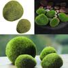 Marimo Moss Balls Konstgräs Sten Torv Mini Fairy Garden Micro Terrarium