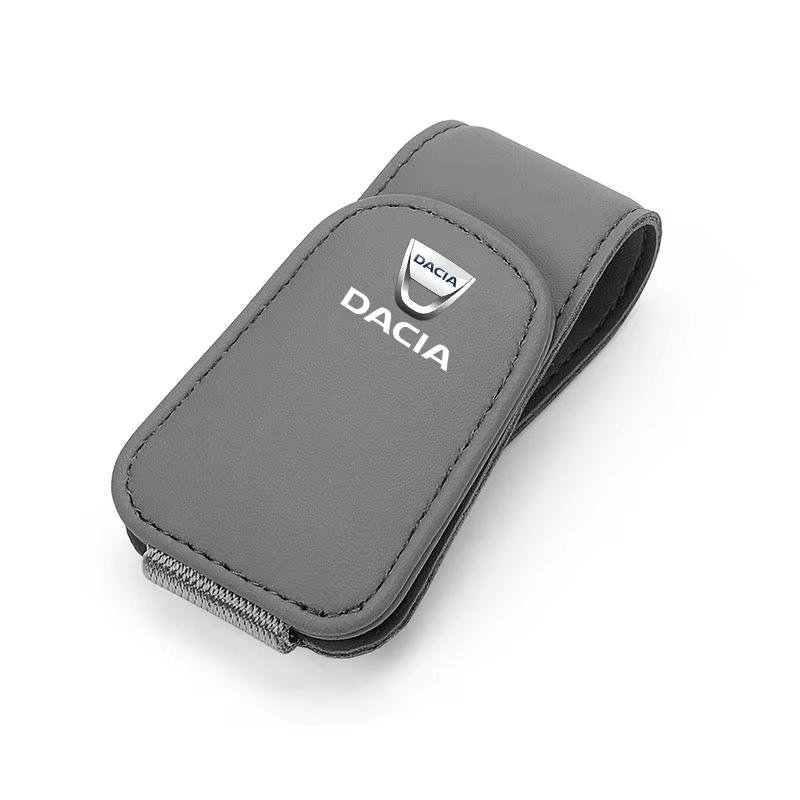 BGS1 Car Glasses Sun Visor Box Auto Sunglasses Clip Card Accessories For Dacia Bigster Spring Duster Sandero Lodgy Jogger Mcv Logan