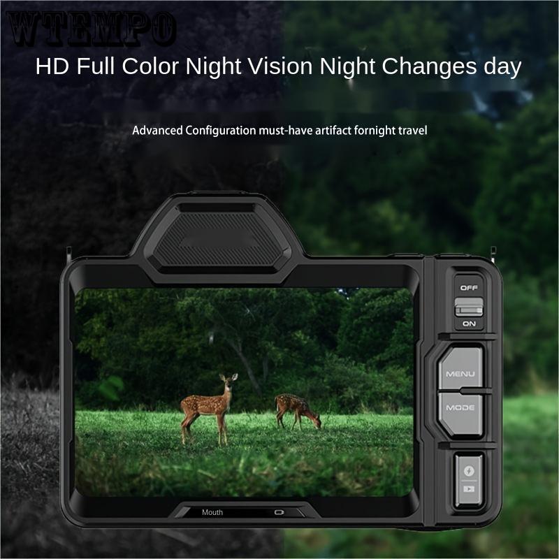 Night Vision Monocular- All-Black Stealth Vision For Outdoor Adventures- HD Photography& Video, Digital Zoom, Rechargeable