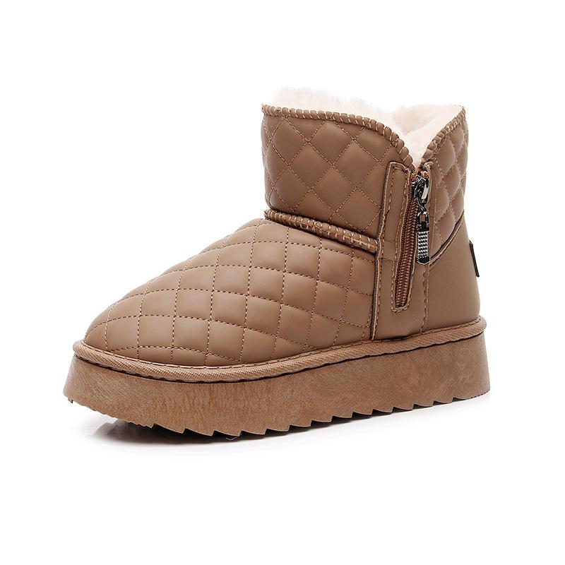 

Новые зимние снежные хлопковые модные универсальные и удобные нескользящие на толстой мягкой подошве студенческие ботинки на толстой подошве 37