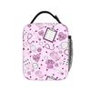 Doctor and Nurse Medicine Pink Lunch Bag For Men Designer Lunch Box Retro School Cooler Bag Convenient Oxford Thermal Lunch Bags