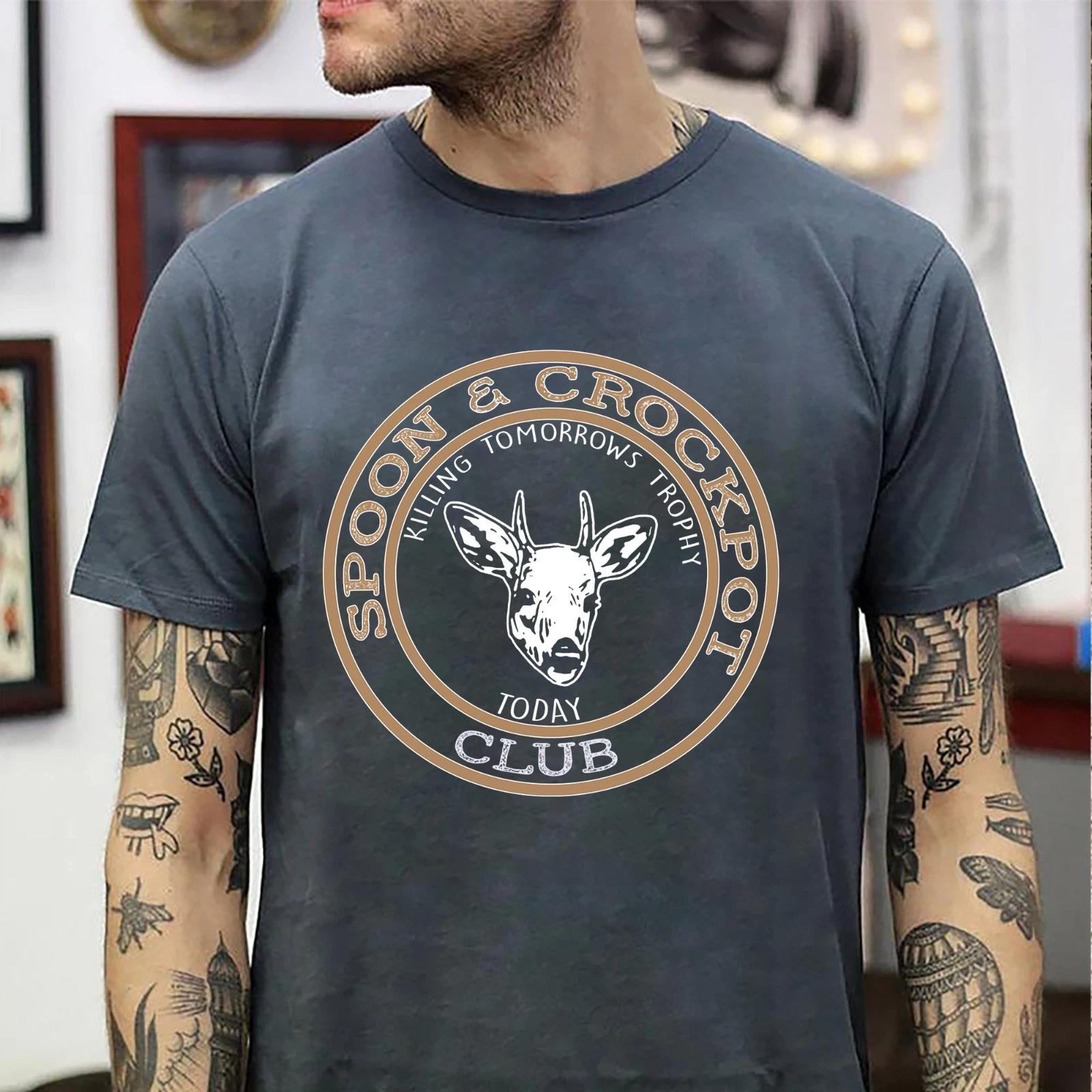 Spoon & Crockpot Club Tee, Hunting Deer Club Tee, Father s Day Gift for Hunt Dad 4XL
