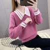 Autumn Women's Long Sleeve Bottom Knitted Sweater Doll Neck Sweater Elegant Sweet Top