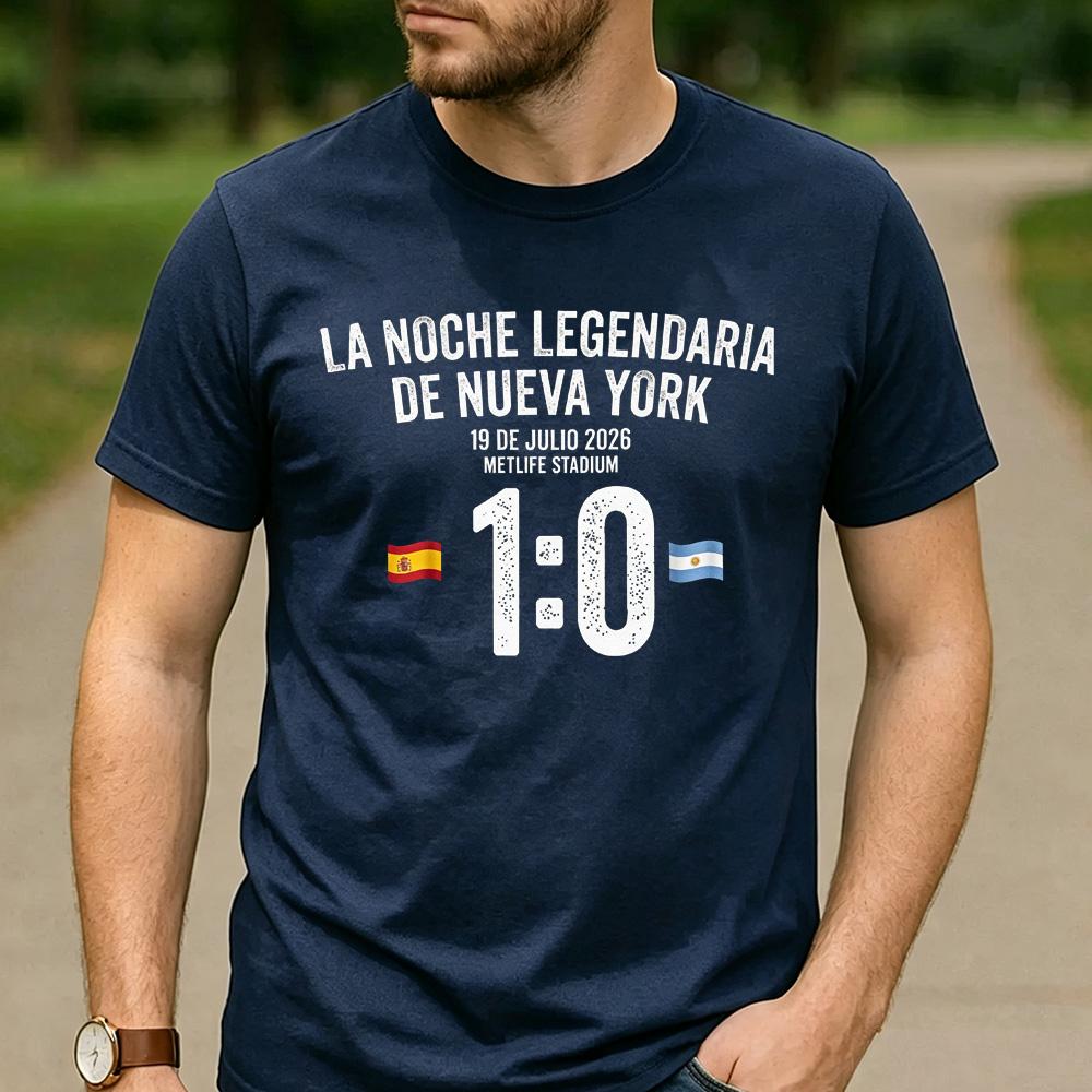 10 Spanien gegen Argentinien Grafikdruck Baumwoll-T-Shirt Unisex Unisex Unisex Rundhalsausschnitt Kurzarm Sportspiel Streetwear Tägliche Oberteile