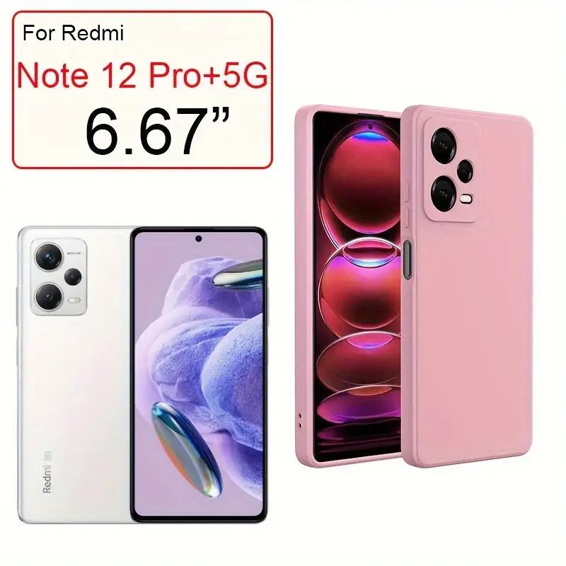 Liquid Silicone Case For Xiaomi Redmi 12 12C 13C Shockproof Case For Redmi Note 12 Pro Plus Note 12S 4G Note 12 5G 4G Note12 Pro+ 5G Phone Cover